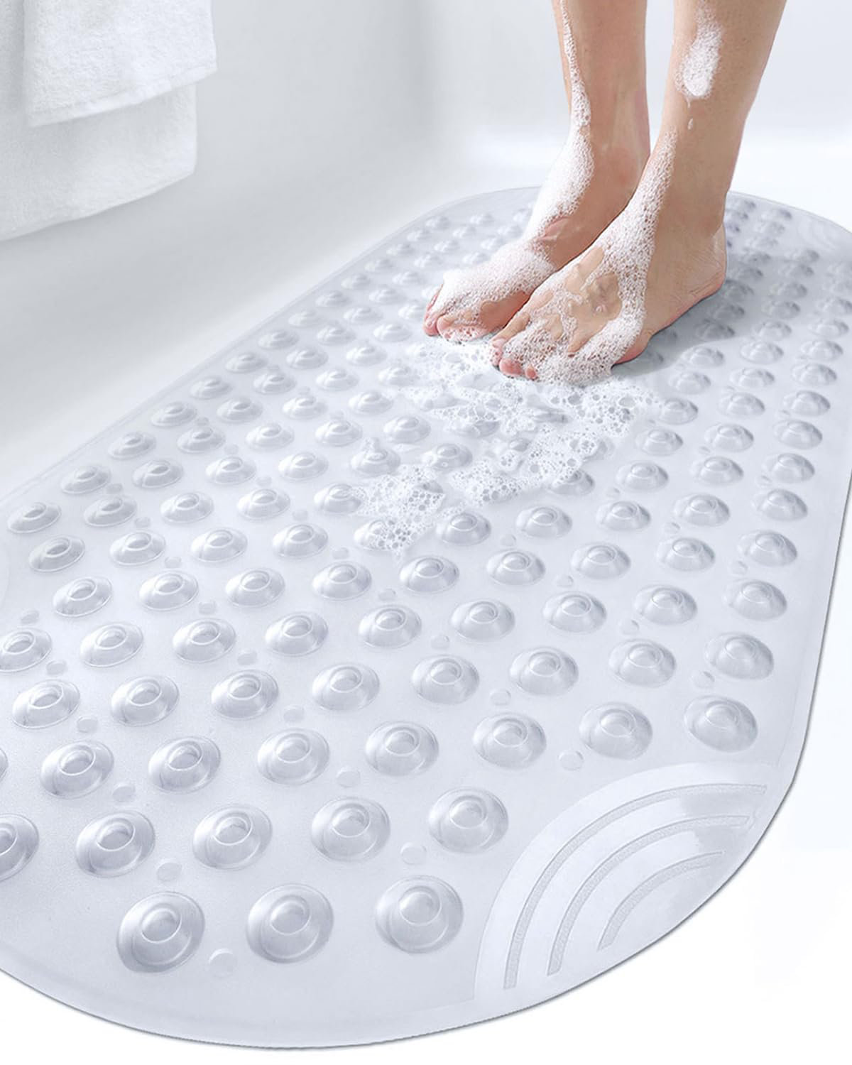 Symple Stuff Bathtub Mat Non Slip Shower Floor Mats For Bathroom Bath ...